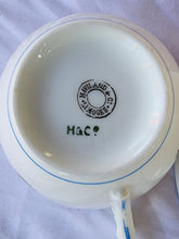 Antique Haviland & Co Limoges France Hand Painted Flowers Teacup And Saucer Set