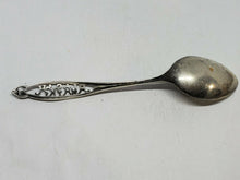 Vtg Sterling Silver Alaska Pierced Open Work  Souvenir Spoon Jewelry Craft 5"
