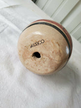 Vintage Mexican Tonala Hand Painted Birds Pottery Folk Art Egg