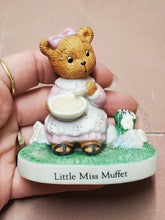 Vtg 1994 Bronson Collectibles Little Miss Muffet Nursery Rhyme Bears Figurine