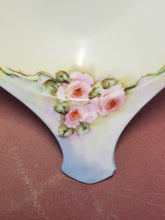 Antique 1914 MZ Austria Hand Painted Flowers Trinket/Relish Plate Dish Signed