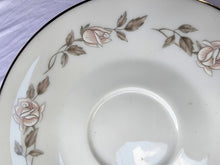 Vintage Noritake Japan Lillian #6662 Pink Hand Painted Roses Flower Saucer Plate