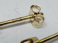 14k Yellow Gold 0.12ct Moissanite Stud Earrings