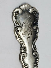 Antique 1891 Sterling Silver Filigree Teaspoon