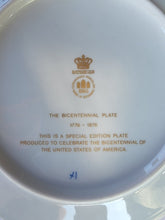 Vtg B & G Royal Copenhagen Porcelain Denmark Blue Eagle The Bicentennial Plate