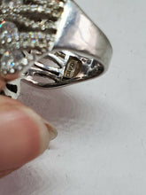 Sterling Silver 925 CN FZN Large Filigree Statement Ring Size 7