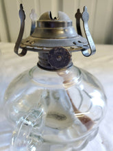 Vintage Lamplight Farms Clear Glass Finger Kerosene Lamp