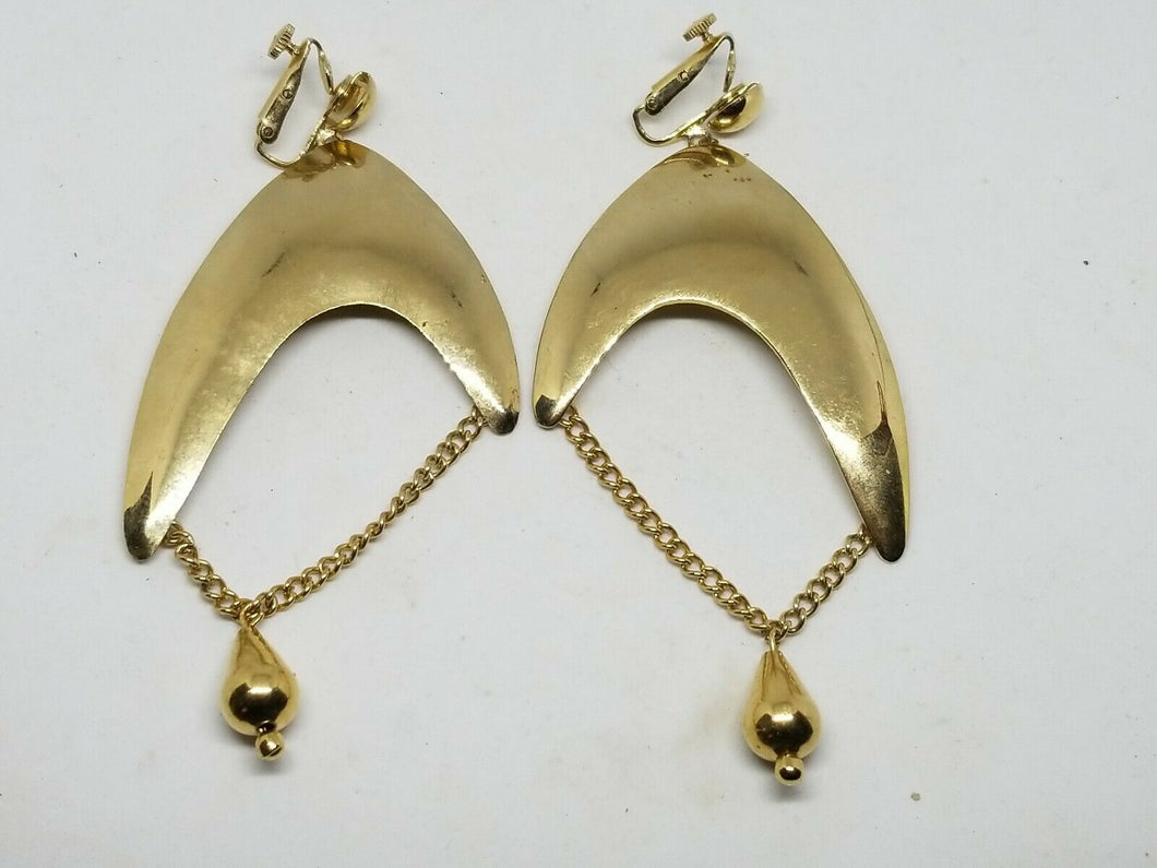 vintage vendome clip on earrings - Gem