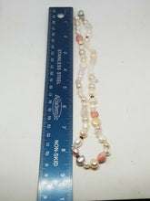 Sterling Silver Honora Baroque Pearl and Semi-precious Stone Necklace 18"