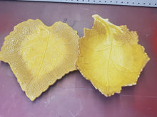 Vintage Laurie Gates Coronado Collection Yellow Leaf Plate & Bowl