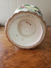 Vintage Japan Satuma Handpainted Moriage Flower Vase 10" Signed