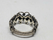 Sterling Silver Accending Size Butterfly Band Ring Size 5