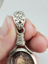 Sterling Silver Brown Jasper Handmade Oval Gemstone Pendant