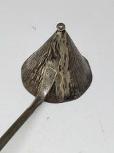 Antique Sterling Silver Etched Candle Snuffer Extinguisher