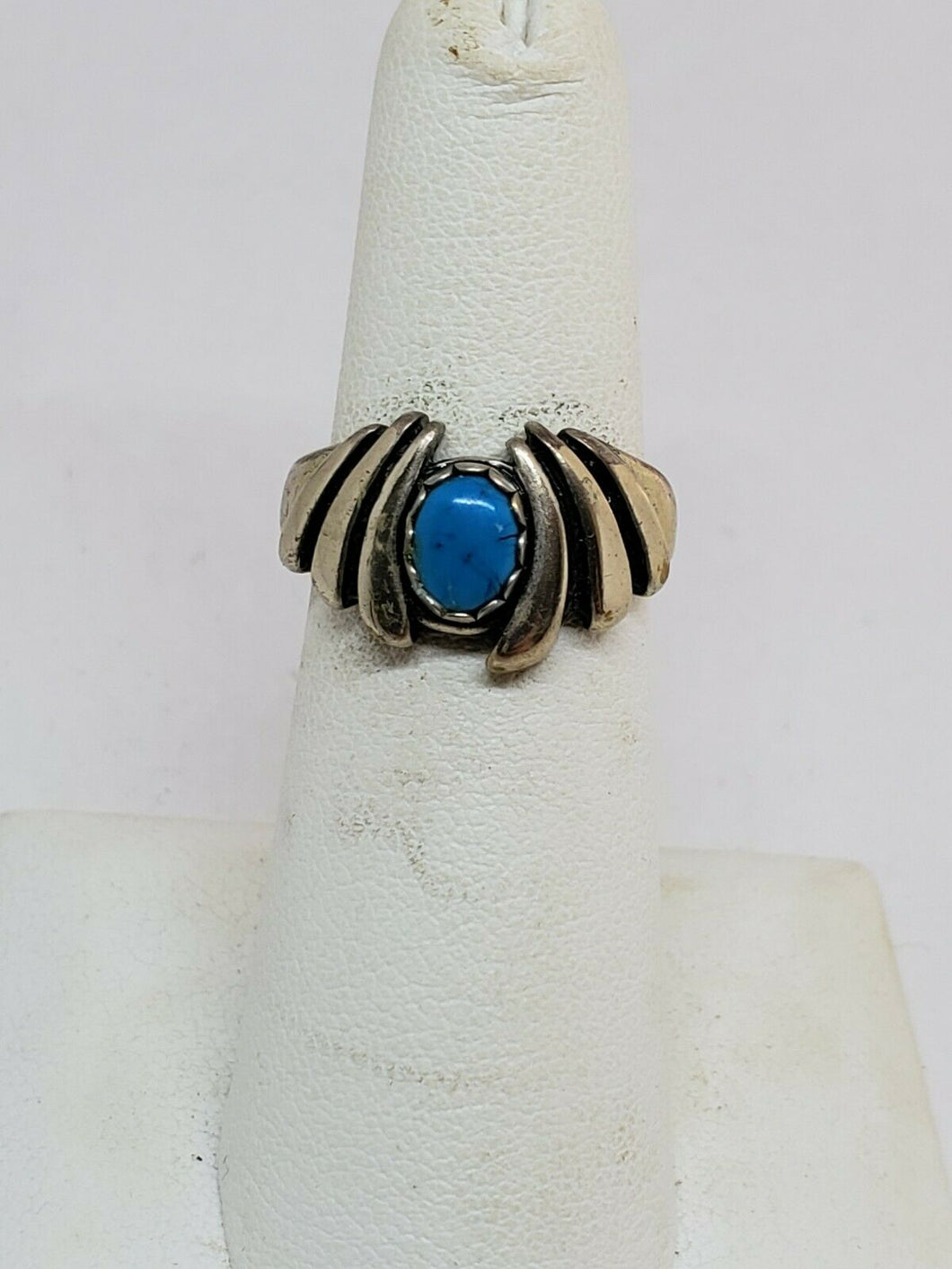 Vintage Wheeler Manufacturing Turquoise Sterling Silver Ring Size 5