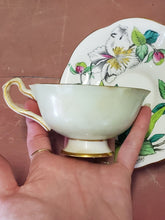 Vintage Rosina Bone China #4855 A Bentley Flowers Cup And Saucer