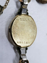 Vintage Bulova Diamond 10k RGP 1/20 12k GF Scarab Watch Broken Crown Pin