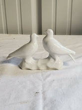 Vintage Haviland Limoges France 2 White Doves Porcelain Figurine Signed