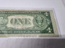Mis-cut 1935 F Blue Seal Silver Certificate $1 Dollar Bill Circluated S07665804I