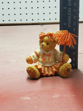 Vintage Enesco Cherished Teddies Debbie Resin Cheerleader Bear Figurine