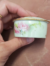Antique Rosenthale Bavaria Hand Painted Rose Porcelain Trinket Box