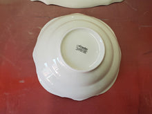 Baum Bros Formalities Ivory Bohemian Porcelain Serving Platter & Veggie Bowl
