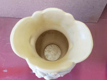 Vintage Hull Art Pottery USA Pink And Yellow Floral Vase W-13-9 1/2