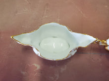 Antique Porcelain Hand Formed Gold Filigree Bone China Creamer And Sugar Bowl