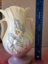 Vintage Hull Art Pottery USA Pink And Yellow Floral Vase W-13-9 1/2