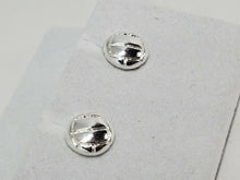 Sterling Silver Volleyball Stud Earrings