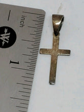 Vintage Sterling Silver 925 Simple Cross Pendant