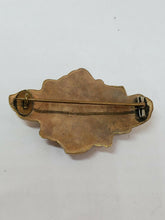 Antique Victorian Gold Filled Leaves and Tree Branch Hollow Brooch