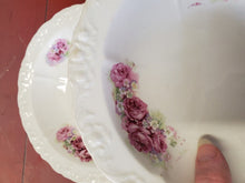 Antique Sevres Roses Raised Embossed Filigree Cereal Bowls