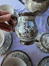 Antique 100 Jahre Bareuther Waldsassen Silver Plated Flower Design Tea Set