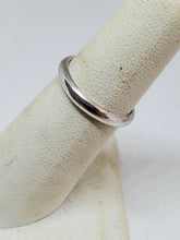 Sterling Silver Simple Half Round Band Ring Size 4.75