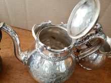 Antique Vintage Rogers.Smith And Co 200L Silver Plate Tea Set