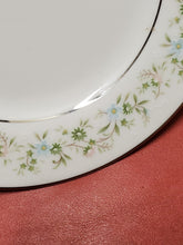Vtg Noritake Japan #2031 Savannah Green Pink Blue Flower Pattern Dessert Plate