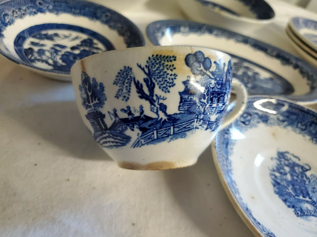 blue willow dishes