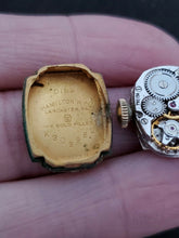 Vintage Hamilton 14k Gold Filled Ladies Wristwatch 17 Jewels