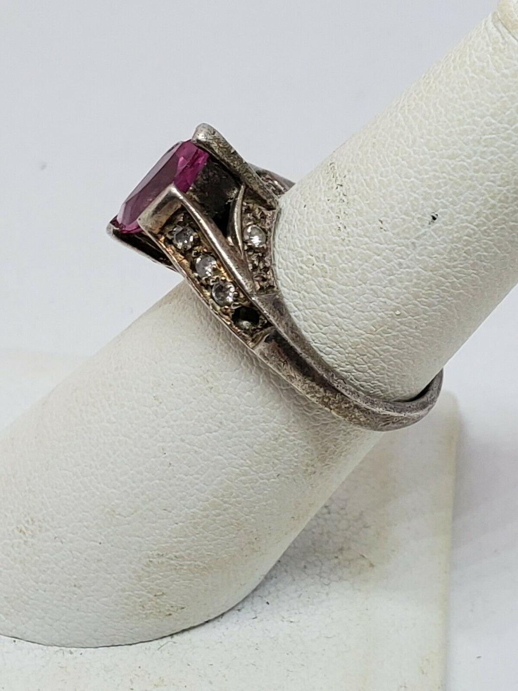Vintage Onyx and Sterling Silver Avon Ring - Sparks Gallery