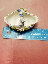 Vintage Germany Elfinware Porcelain 3D Flower Motif Trinket Dish/Basket