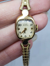 Vintage Elgin De Luxe 10k Yellow Gold Filled Women's Watch Original Box