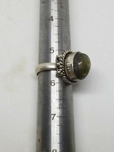 Sterling Silver Handmade Labradorite Ring Size 5.5