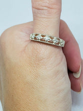 Vintage Avon Sterling Silver Cubic Zirconia Band Ring