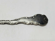 Vintage Sterling Silver Fort Sumpter Hand Etched South Carolina Souvenir Spoon